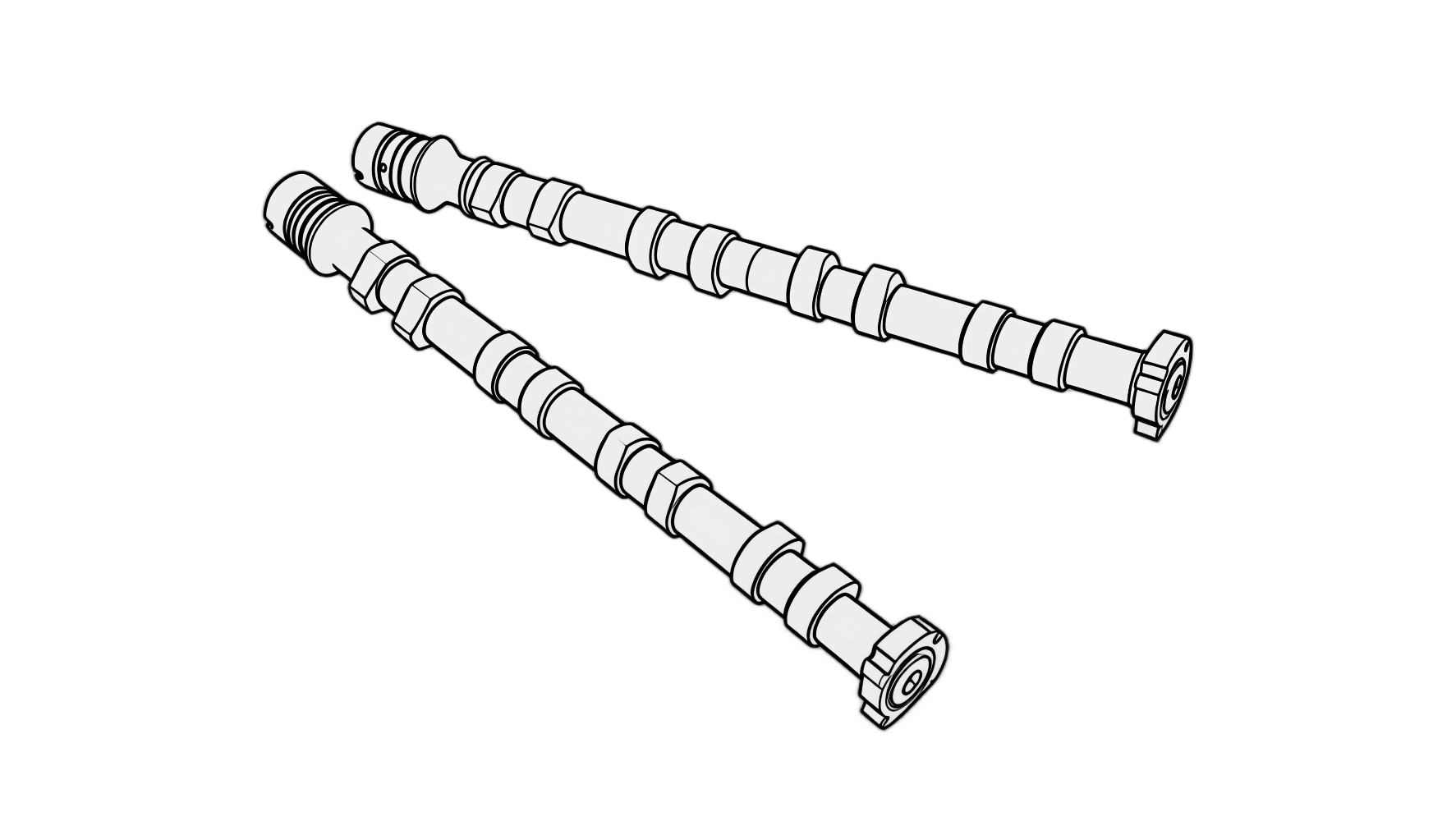 Camshaft line drawing